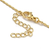 Brass Pave Cubic Zirconia Peach Heart Pendant Necklaces for Women NJEW-Q346-03G-01-3