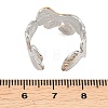 304 Stainless Steel Cuff Open Rings RJEW-Z138-01GP-03-5