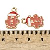 Christmas Themes Alloy Enamel Pendants LS-ENAM-Z023-01G-11-3