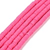 Handmade Polymer Clay Beads Strands CLAY-R089-6mm-Q088-1