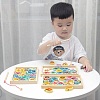 Wooden Magnetic Fishing Games AJEW-D066-01D-5