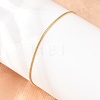Adjustable 304 Stainless Steel Snake Chain Slider Bracelets for Women BJEW-D460-03G-3
