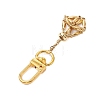 304 Stainless Steel Macrame Chain Pouch Empty Stone Holder Pendant Decoration HJEW-JM02082-3