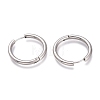 Tarnish Resistant 201 Stainless Steel Huggie Hoop Earrings EJEW-L256-05G-P-2
