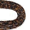 Natural Tiger Eye Beads Strands G-C280-B21-6mm-5