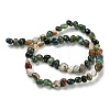 Natural Indian Agate Bead Strands G-P070-51A-3