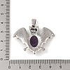 Natural Amethyst Pendants G-G871-02AS-01-3