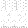 120Pcs 2 Style 316 Surgical Stainless Steel Earring Hooks STAS-DC0010-44-1