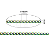 Ion Plating(IP) 304 Stainless Steel Curb Chains CHS-TAC0001-01-27