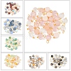 30Pcs Electroplate Glass Pendants PALLOY-YW00145-01-2