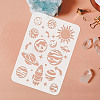 Plastic Reusable Drawing Painting Stencils Templates DIY-WH0202-353-3