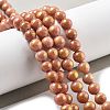 Natural Mashan Jade Beads Strands G-A255-A01-01F-2