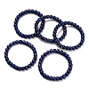 Grade AB+ Natural Lapis Lazuli Beads Stretch Bracelets BJEW-F523-06A-2