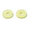 Flat Round Eco-Friendly Handmade Polymer Clay Beads CLAY-R067-10mm-23-2