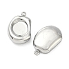 304 Stainless Steel Pendant Cabochon Settings STAS-C167-07A-P-2