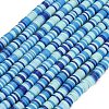 Handmade Polymer Clay Beads Strands PY-CBA21A8-01I-1