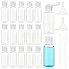 50Pcs Plastic Flip Top Cap Bottles MRMJ-BC0003-56A-1