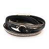 Imitation Leather Multi-strand Bracelets for Women WG6BD9A-05-1