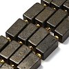 Natural Gold Pyrite/Golden Pyrite Beads Strands G-F833-C01-02-2