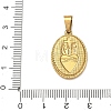 Religion 304 Stainless Steel Pendants STAS-H264-13B-AG-3
