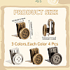12Pcs 3 Colors Alloy Suspenders Replacement Clips No Sew Button Ends Adjustable Brace Clips For Overalls Pants Hats Garment BUTT-CY0001-35-2