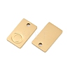 304 Stainless Steel Pendants SA-CBA1839-21G-O-2