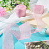 2Rolls Polyester Hot-fix Rhinestone Raw Edges Ribbon OCOR-TA0003-95D-5