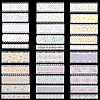 3 Sets 3 Colors Paper Hollow Lace Scrapbook Paper Pads Sets DIY-CP0008-93A-1