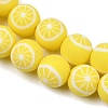 Handmade Polymer Clay Beads Strands PY-CBAEC33-02P-3
