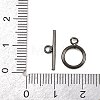 Ring Brass Toggle Clasps KK-G548-38-5
