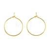 Brass Wine Glass Charm Rings X-EC067-1G-2
