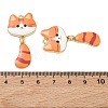 Printed Alloy Pendants ENAM-K076-45G-01-3