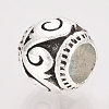 Tibetan Style Alloy European Beads TIBE-T011-91AS-LF-2