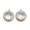304 Stainless Steel Rhinestone Pendants STAS-Z203-01G-01-1