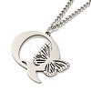 201 Stainless Steel Necklaces NJEW-Q336-01Q-P-4