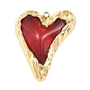 304 Stainless Steel & Glass Pendants STAS-Z186-16G-1
