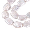 Natural Baroque Pearl Keshi Pearl Beads Strands PEAR-S020-D14-4