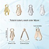 200Pcs 4 Colors Alloy Ice Pick Pinch Bails FIND-SC0006-12-2
