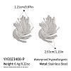 304 Stainless Steel Stud Earrings for Women AD5502-2-1