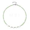 Natural Freshwater Shell & Glass Beaded Necklaces for Women NJEW-JN06082-4