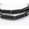 Natural Black Onyx Beads Strands X-G134-1