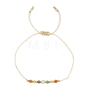Natural stone constellation bracelet with 12 zodiac signs X-NR2952-7-1