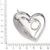 304 Stainless Steel Big Pendants STAS-Z192-06GP-3