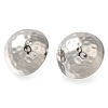 304 Stainless Steel Half Round Stud Earrings EJEW-I312-05P-2