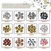 Metallic Colour Letter Beads Kit for DIY Jewelry Making Findings Kit DIY-YW0004-85-2