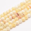 Natural Honey Jade Bead Strands G-K153-B26-4mm-3