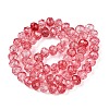 Transparent Glass Beads Strands GLAA-T023-8mm-A13-2