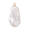 Natural Keshi Pearl Pendants PALLOY-JF04900-01-3
