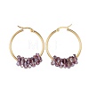 304 Stainless Steel Hoop Earrings EJEW-JE03572-02-2