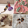 300Pcs 3 Colors Dyed Natural Wood Beads WOOD-SP0001-90-6